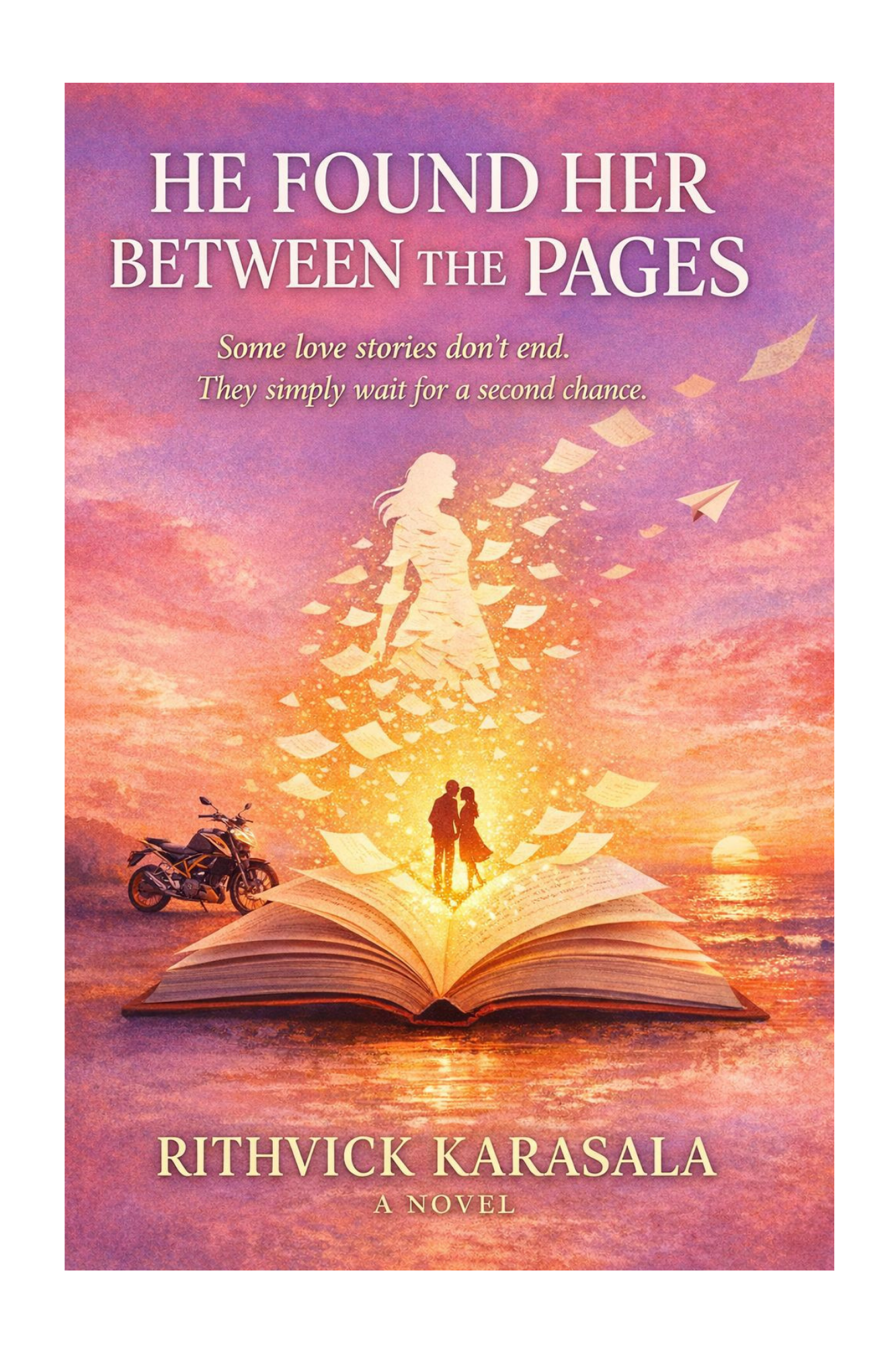 HE FOUND HER BETWEEN THE PAGES (Paperback)