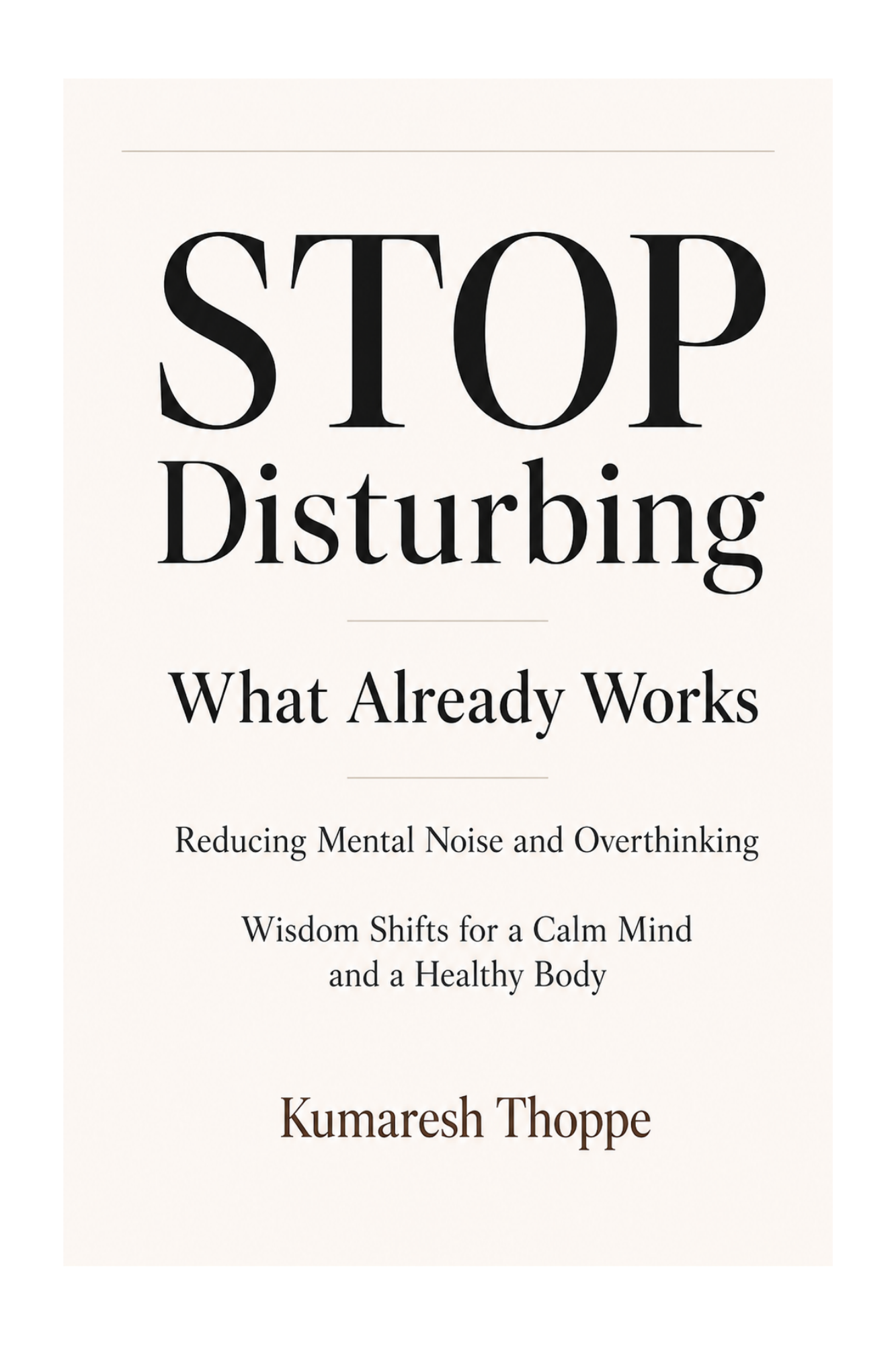 STOP Disturbing